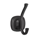 PROFLO&reg; Matte Black 1 Robe Hook 