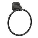 PROFLO&reg; Matte Black Closed Towel Ring 