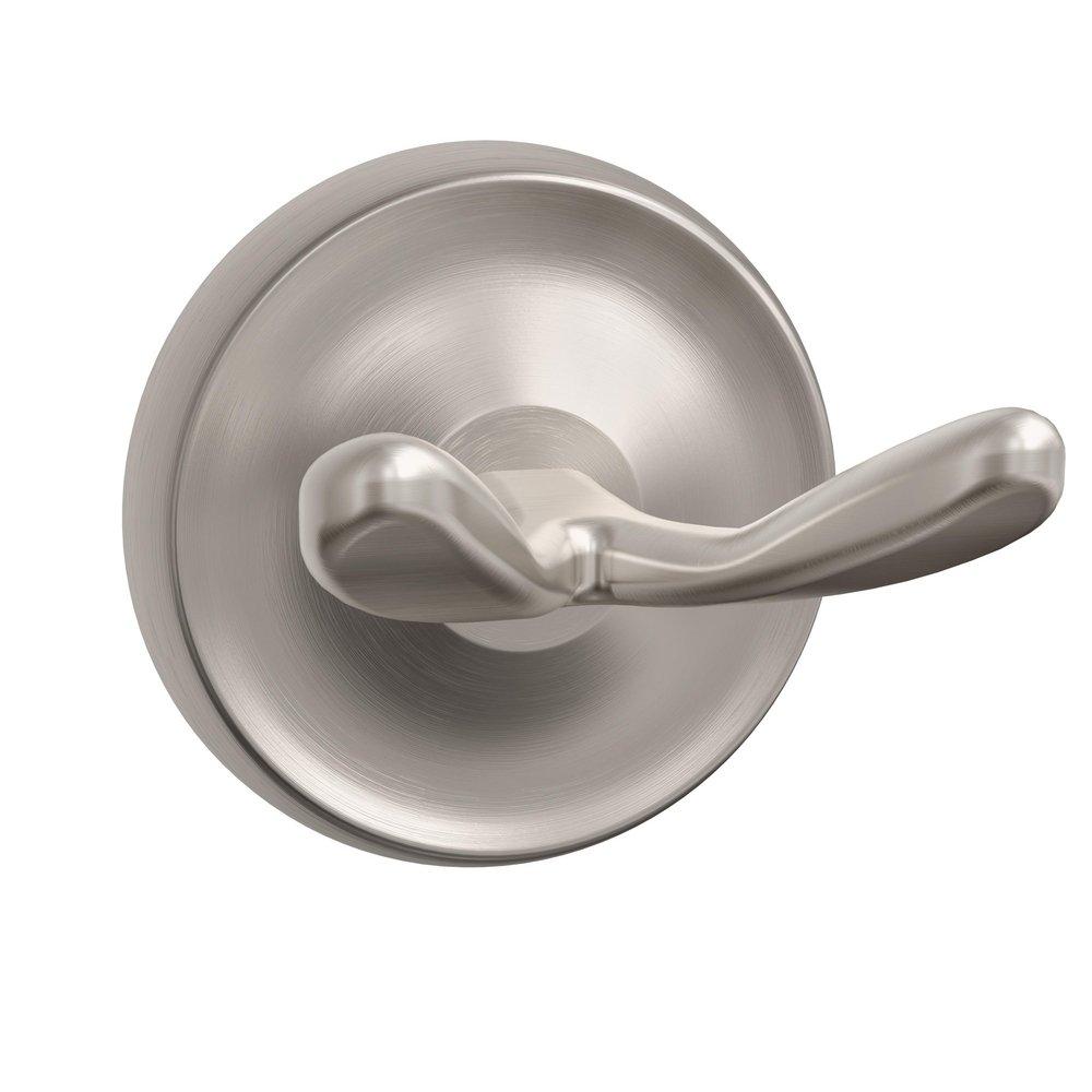 2 Robe Hook in Brushed Nickel 