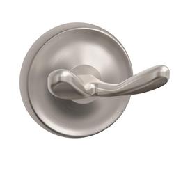 2 Robe Hook in Brushed Nickel