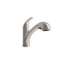 PROFLO&reg; Brushed Nickel Single Handle Pull Out Kitchen Faucet 