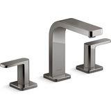 KOHLER Vibrant Titanium Two Handle Widespread Bathroom Sink Faucet 