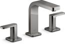 Two Handle Widespread Bathroom Sink Faucet in Vibrant® Titanium