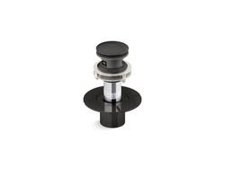 2-3/4 in. Brass Toe-Tap Drain in Black Black&trade;