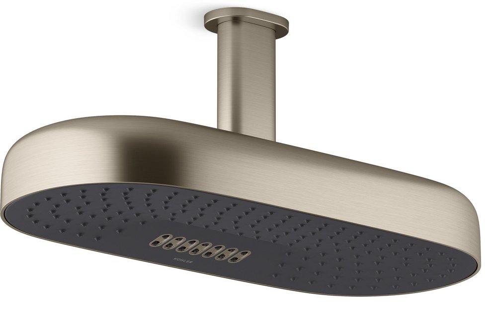 KOHLER Vibrant Brushed Bronze Dual Function Showerhead 