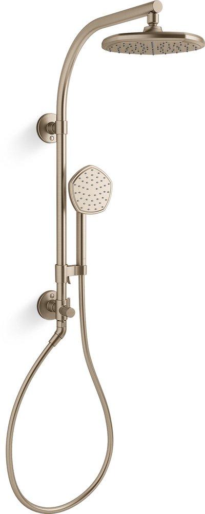 KOHLER Vibrant&reg; Brushed Bronze Single Handle Single Function Shower Faucet 