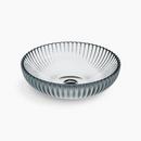 15 in. Vessel Round Glass Bathroom Sink in Ice