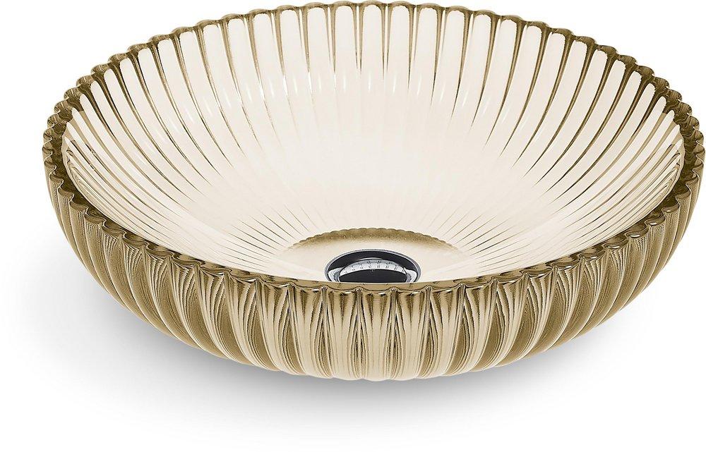 KOHLER Translucent Sandalwood Vessel Mount Bathroom Sink 