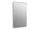KOHLER Polished Chrome 30 x 45 in. Flat Edge Rectangular Framed Mirror 
