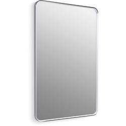 30 x 45 in. Flat Edge Rectangular Framed Mirror in Polished Chrome