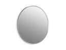 KOHLER Brushed Nickel 36 x 36 in. Flat Edge Round Framed Mirror 