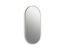 KOHLER Brushed Nickel 18 x 36 in. Flat Edge Capsule Framed Mirror 