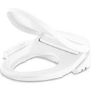KOHLER White Round Closed Front with Cover Bidet Seat 