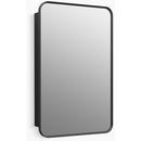 KOHLER Matte Black 22 x 34 in. Recessed and Surface Mount Medicine Cabinet 