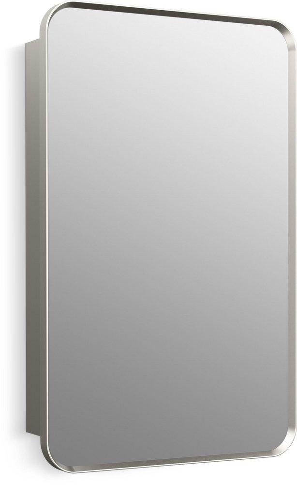 KOHLER Brushed Nickel 22 x 34 in. Recessed and Surface Mount Medicine Cabinet 