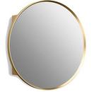 KOHLER Moderne Brushed Gold 23-5/8 x 23-5/8 in. Recessed and Surface Mount Medicine Cabinet 