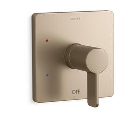 Single Handle Pressure Balancing Valve Trim in Vibrant&reg; Brushed Bronze