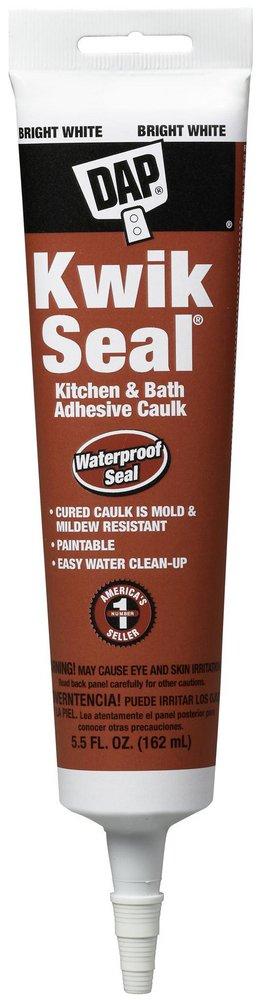DAP White Kitchen and Bath Adhesive Caulk, White 