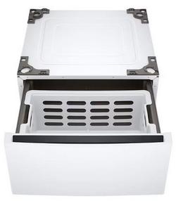 27 in. Pedestal Storage Drawer in White