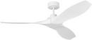 COLLINS COASTAL 52-INCH INDOOR/OUTDOOR ENERGY STAR SMART CEILING FAN IN MATTE WHITE FINISH WITH MATT 