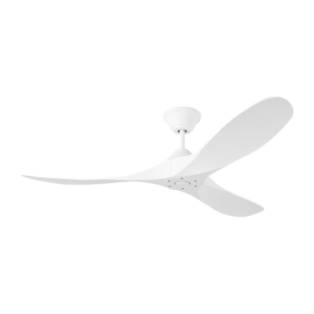 MAVERICK COASTAL 52-INCH INDOOR/OUTDOOR ENERGY STAR CEILING FAN IN MATTE WHITE FINISH WITH MATTE WHI 