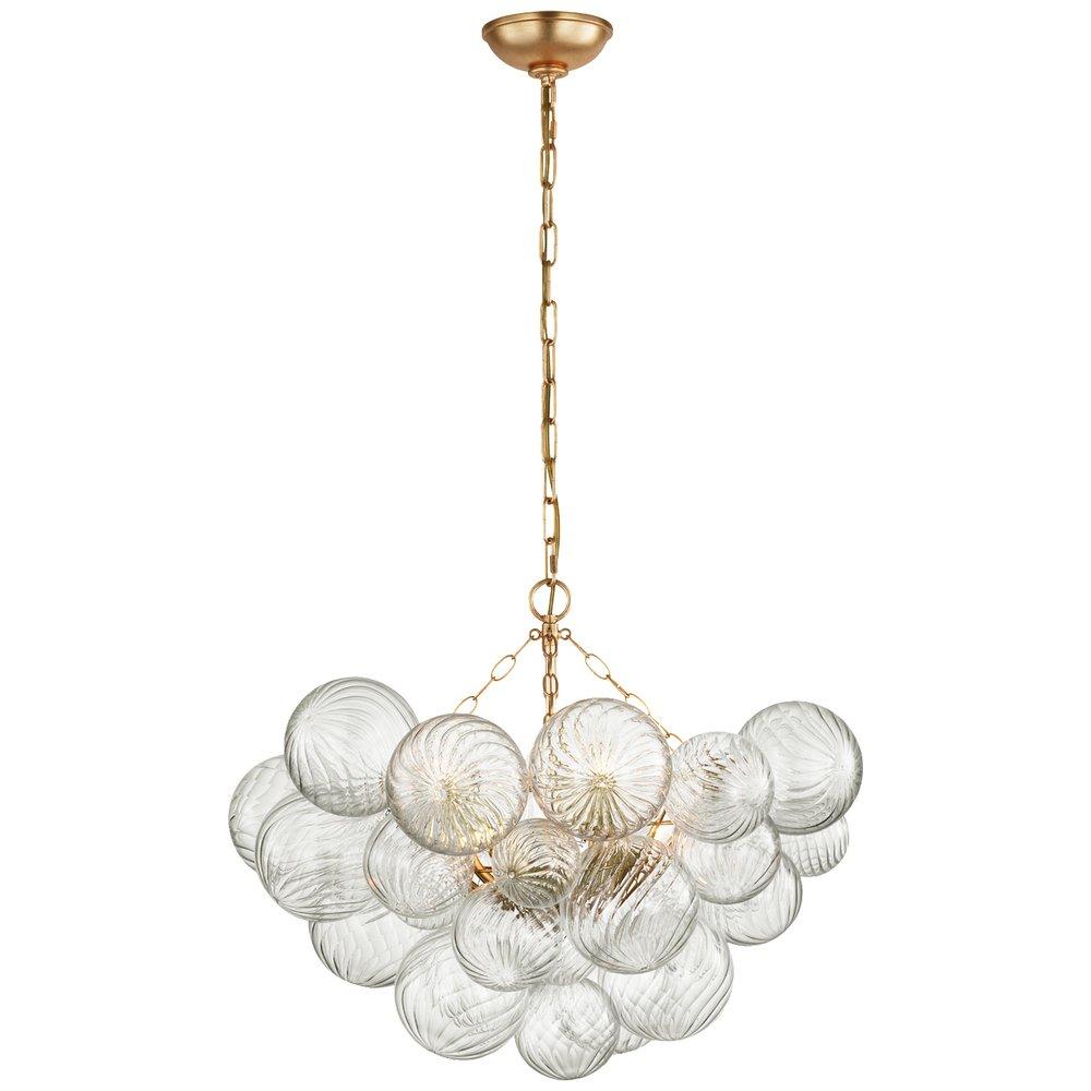 Visual Comfort & Co. Signature Gild 29-1/4 x 22-1/4 in. 6.5W 6-Light Incandescent Modern Chandelier 