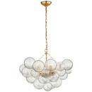 Visual Comfort & Co. Signature Gild 29-1/4 x 22-1/4 in. 6.5W 6-Light Incandescent Modern Chandelier 