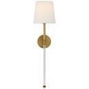 60W 1-Light 29 in. Wall Sconce in Hand Rubbed Antique Brass 