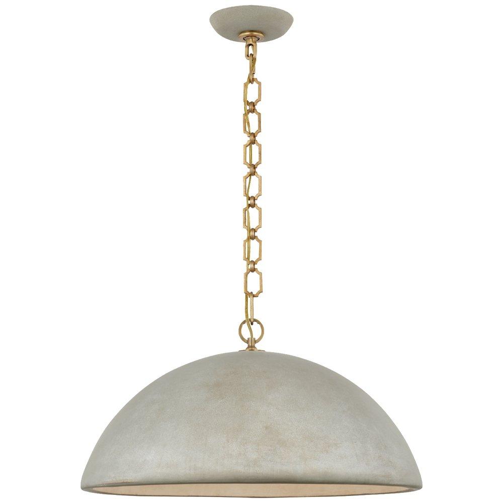 Visual Comfort & Co. Signature Portland Grey 6.5W 1-Light Medium E-26 LED Pendant 