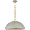 6.5W 1-Light Medium E-26 LED Pendant in Portland Grey