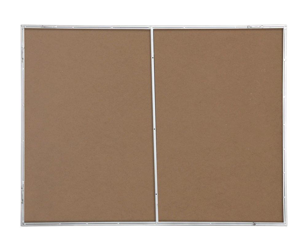 ETERNITY 36" X 48" RECTANGULAR BEVELED METAL FRAMED BATHROOM MIRROR 