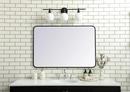 EVERMORE 28" X 42" CONTEMPORARY RECTANGULAR FRAMED BATHROOM WALL MIRROR 