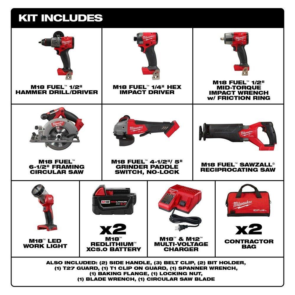 18V 7-Tool Combo Kit 