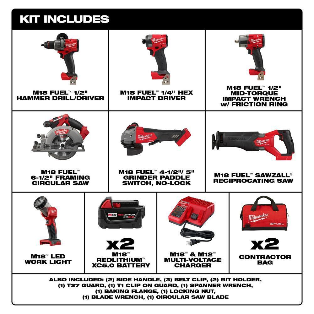 18V 7-Tool Combo Kit 