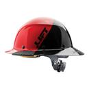Carbon Fiber Full?Brim Hard Hat in Gloss Red/Black 