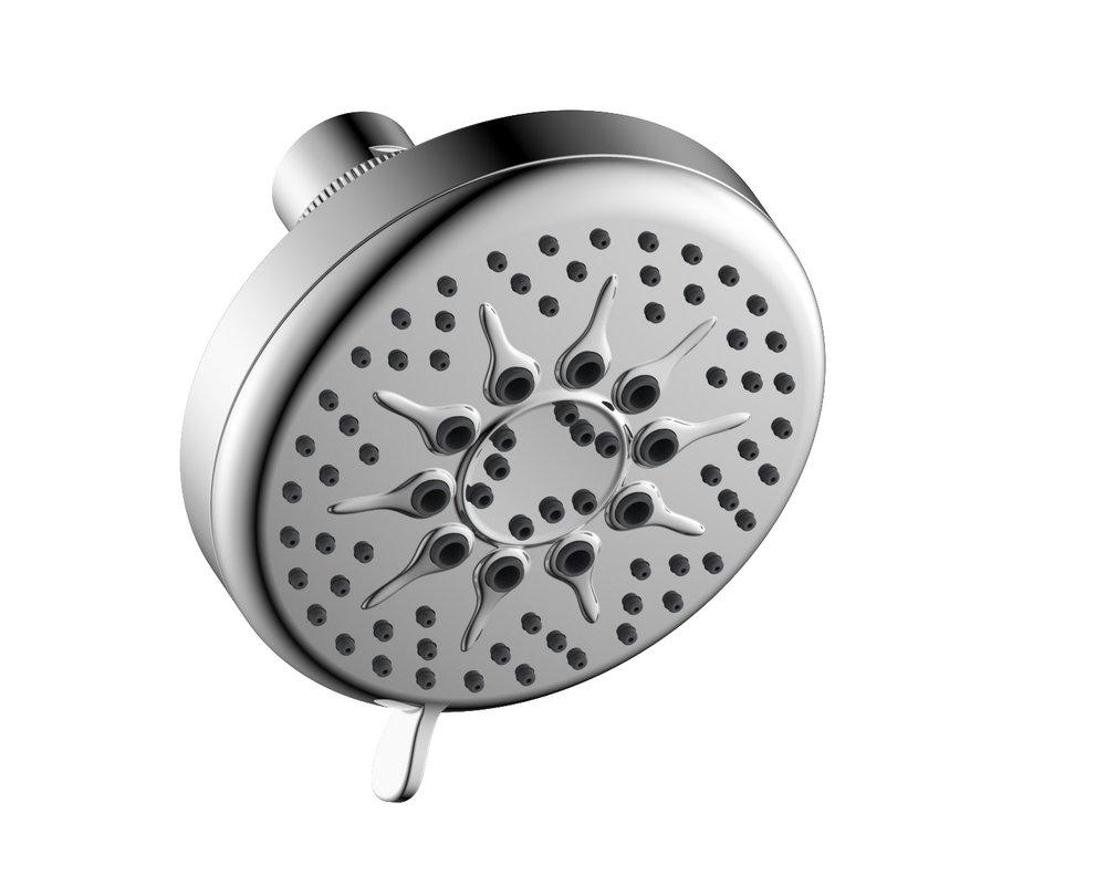Multi Function Showerhead in Chrome 