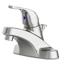 Single Handle Centerset Bathroom Sink Faucet in Brushed Nickel