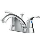 Two-Handle Centerset Bathroom Sink Faucet in Chrome