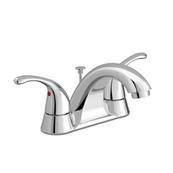 PROFLO® Two Handle Centerset Bathroom Sink Faucet with Drain Assembly in Chrome