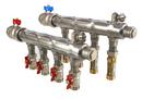 Commercial - Stainless-Steel - Manifold Assembly - 1-1/2 in. Flow Meter & Ball Valve - 4 Loops