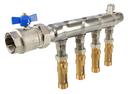 Commercial - Stainless-Steel - Manifold Assembly - 1-1/2 in. Flow Meter & Ball Valve - 6 Loops 