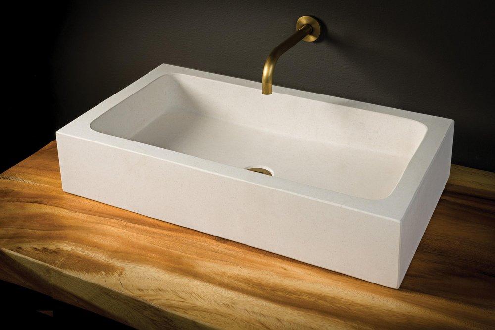 MILANO VESSEL DESERT CREAM LIMESTONE 