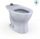 1.0 gpf/1.6 gpf Elongated Toilet Bowl with Top Spud in Cotton
