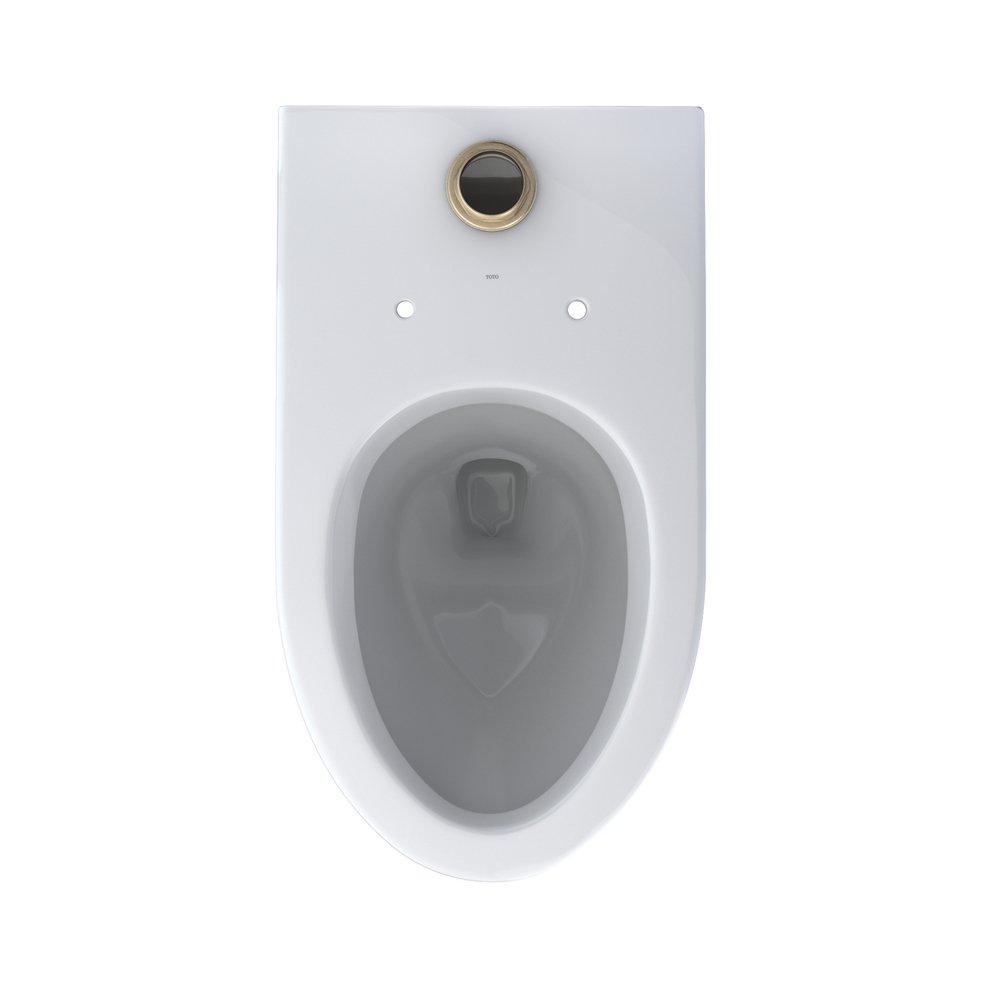 TOTO Cotton 1.0/1.6 gpf Elongated Wall Mount Two Piece Toilet 