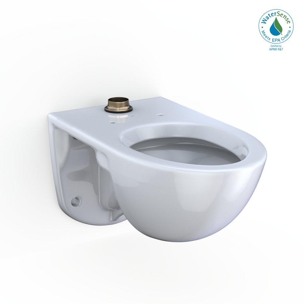 TOTO Cotton 1.0/1.6 gpf Elongated Wall Mount Two Piece Toilet 