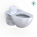 1.0/1.6 gpf Elongated Wall Mount One Piece Toilet in Cotton