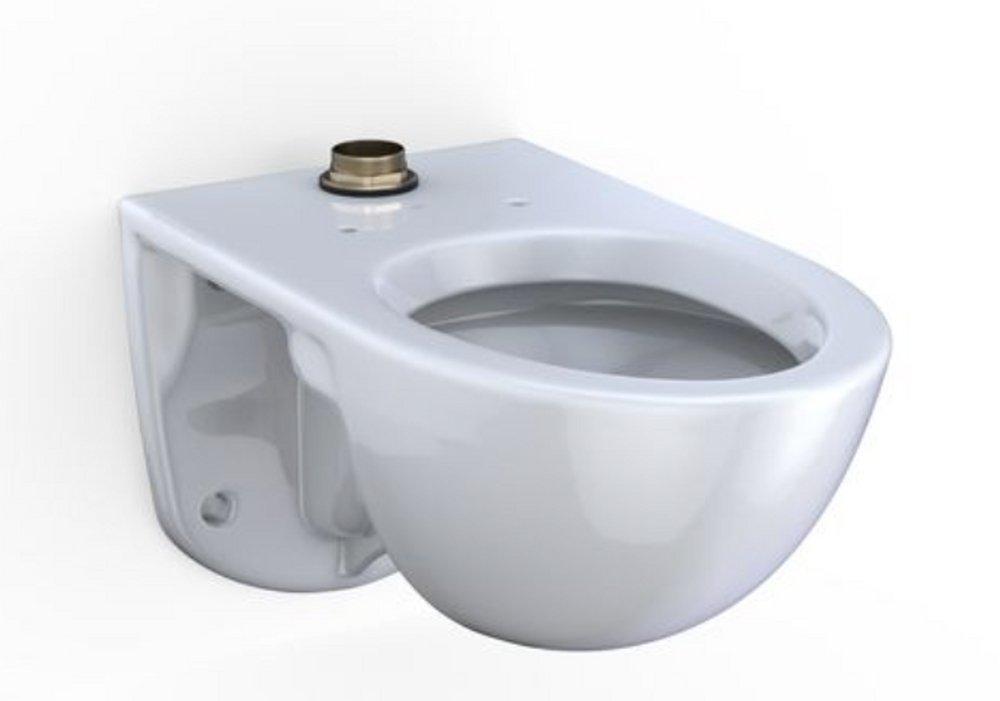 Elongated Wall Mount Toilet Bowl Less Seat in Cotton 