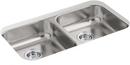Sterling 31-3/8 x 18-5/16 in. Double Bowl Undermount Kitchen Sink 