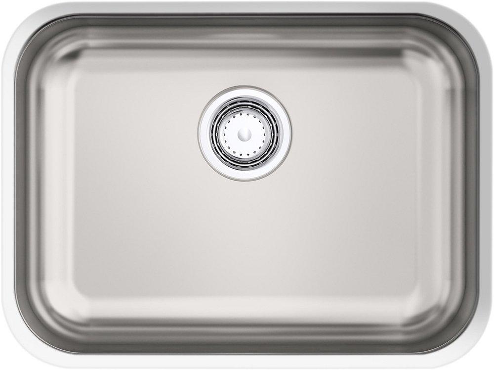 Sterling 23-3/8 x 17-11/16 in. Single Bowl Undermount Kitchen Sink 