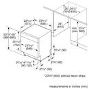 Bosch Stainless Steel 22-9/16 x 23-9/16 in. Dishwasher 